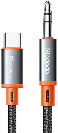 Mcdodo CA-900 Braided USB 2.0 Cable USB-C male - 3.5mm Μαύρο 1.8m CA-0900