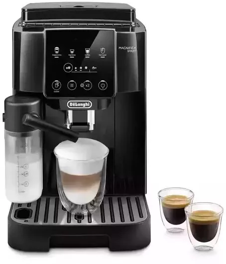 Μηχανή Espresso De'Longhi Magnifica Start 220.60.B Αυτόματη 1450W Πίεσης 15bar με Μύλο Άλεσης Μαύρο