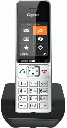 Ασύρματο Τηλέφωνο Gigaset COMFORT 500 με Aνοιχτή Aκρόαση Ασημί