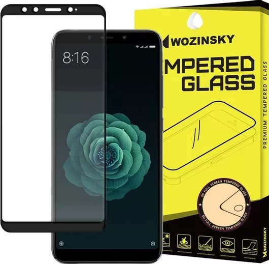 Wozinsky Full Glue Full Face Tempered Glass Xiaomi Mi A2, Mi 6 X