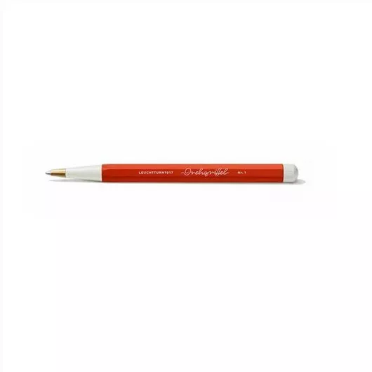 Leuchtturm1917 Drehgriffel Στυλό Ballpoint 1mm Κόκκινο με Κόκκινο Μελάνι Med Fox Red