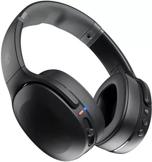 Skullcandy Crusher EVO Ασύρματα/Ενσύρματα Over Ear Ακουστικά με 40 ώρες Λειτουργίας & Quick Charge Μαύρο S6EVW-N740