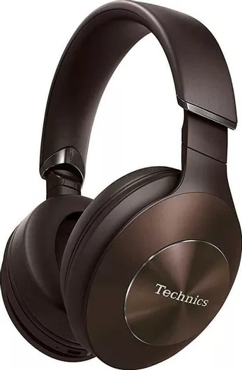 Headphones Technics EAH-F70N Ασύρματα / Ενσύρματα Over Ear με 20 ώρες Λειτουργίας Καφέ