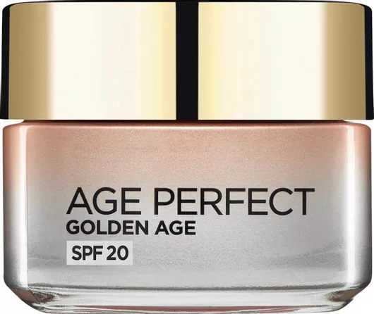 Κρέμα Προσώπου L'Oreal Paris Age Perfect Golden Age Ημέρας με SPF20 για Ενυδάτωση & Αντιγήρανση με Νιασιναμίδη 50ml