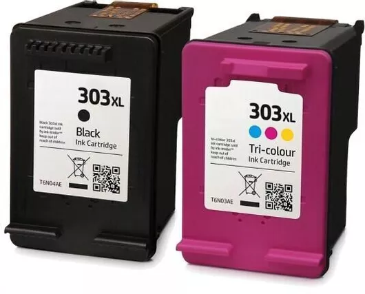 Premium Πακέτο Συμβατών Μελανιών Εκτυπωτή InkJet HP 303XL 600 Σελίδων 20ml Μαύρο