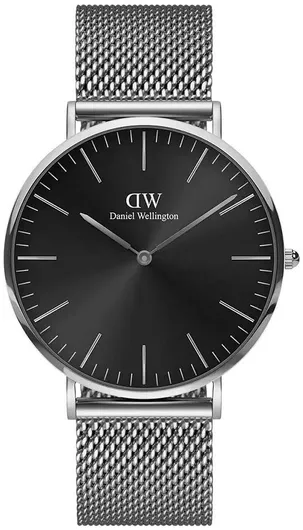 Γυναικείο Ρολόι Daniel Wellington με Μεταλλικό Μπρασελέ Ασημί
