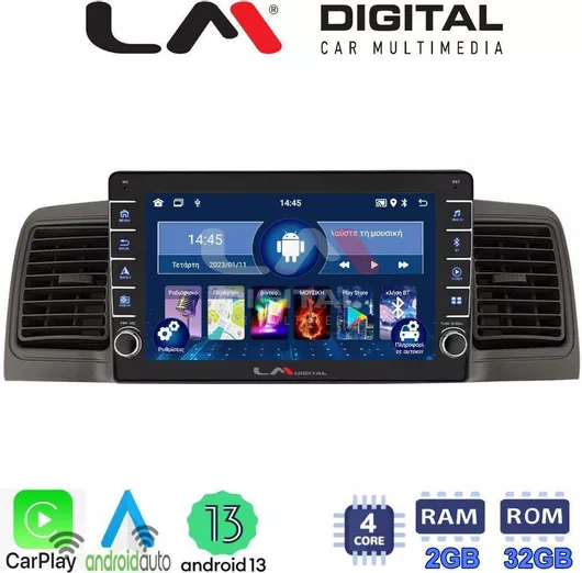 Ηχοσύστημα Αυτοκινήτου LM Digital για Toyota Corolla 2000-2007 (Bluetooth/USB/WiFi/GPS/Android-Auto)