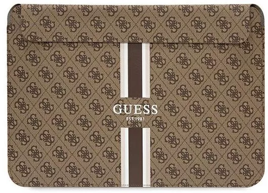 Θήκη για Laptop Guess PU 4G Printed Stripes για 14" σε Καφέ χρώμα