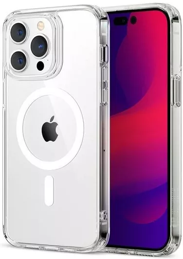 iPhone 14 Pro Max Magnetic Magsafe TPU Silicone Back Cover Case Transparent oem