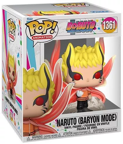 Funko Pop! Animation: Naruto Boruto - Naruto Baryon Mode 1261 Supersized 10"