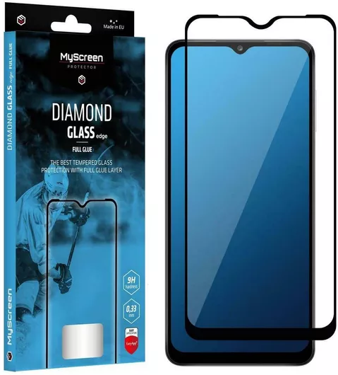 MyScreenPROTECTOR Diamond Edge Full Glue Full Face Tempered Glass Μαύρο Galaxy S22+ 5G