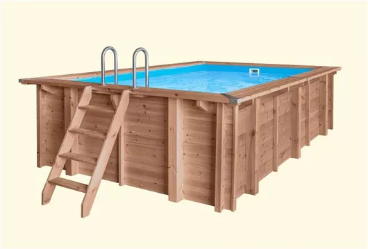 Πισίνα ABATEC Seashell Happiness Ξύλινη 413x322x122cm