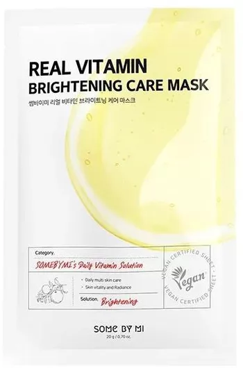 Some By Mi Real Vitamin Brightening Care Mask 20g
