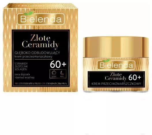 Κρέμα Προσώπου Bielenda Golden Ceramides 60+ Αντιγηραντική & Συσφικτική με Ceramides 50ml