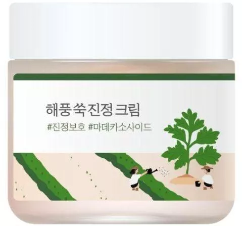 Κρέμα Προσώπου Round Lab Mugwort Calming Cream Ενυδατική με Πανθενόλη 80ml