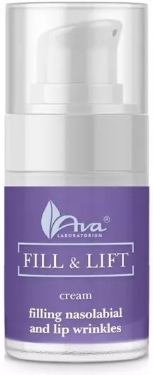 Κρέμα Χειλιών Ava Laboratorium Fill & Lift 24ωρη για Αντιγήρανση & Σύσφιξη 15ml
