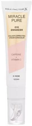 Max Factor Miracle Pure Eye Enhancer Concealer 10 Ml Για Γυναίκες 01 Rose