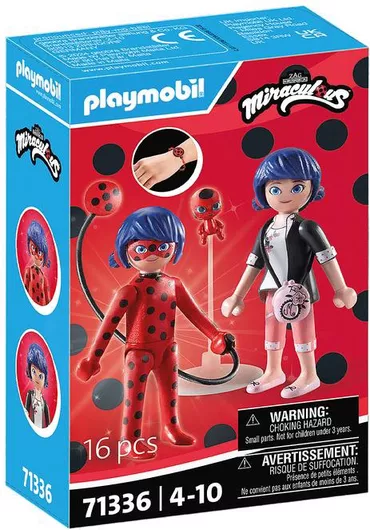 Playmobil Miraculous Marinette & Ladybug για 4 ετών