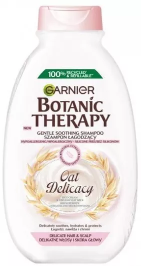 Σαμπουάν Garnier Botanic Therapy Oat Delicacy για το Ευαίσθητο Τριχωτό για Εύθραυστα Μαλλιά 400ml