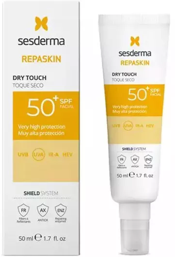 Αντηλιακό Προσώπου Sesderma Repaskin Dry Touch Αδιάβροχη Κρέμα SPF50+ 50ml
