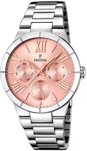 Γυναικείο Ρολόι Festina Multifunction Stainless Steel Bracelet