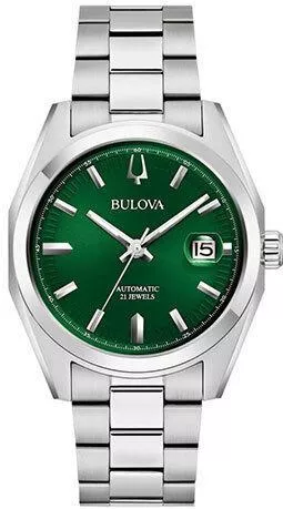 Ανδρικό Ρολόι Bulova Surveyor Αυτόματο με Ασημί Μεταλλικό Μπρασελέ 