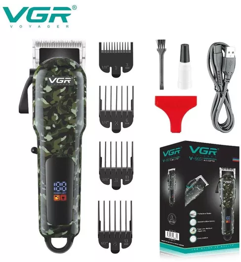 VGR Επαγγελματική Επαναφορτιζόμενη Κουρευτική Μηχανή V-665