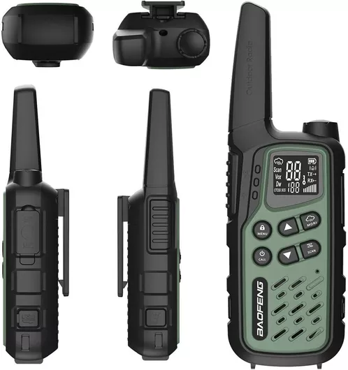 Ασύρματος Πομποδέκτης Baofeng Bf-t25e PMR 0.5W Σε Πράσινο Χρώμα