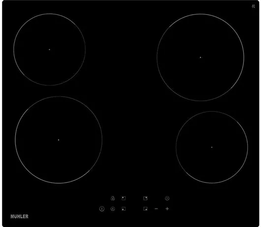 Εστία Κεραμική Muhler CHP41 Αυτόνομη με Λειτουργία Κλειδώματος 59x52cm