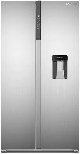 Ψυγείο Ντουλάπα Daewoo Total NoFrost 439lt CSMSBS1ELVB3-EU Υ170xΠ90xΒ59cm Inox