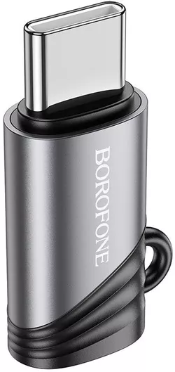 Borofone Μετατροπέας USB-C/Lightning male σε Lightning male 1τμχ
