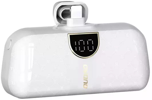 Power Bank Dudao Mini Lightning Port 2.4A 5000mAh Λευκό