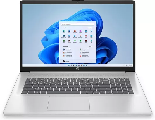 Laptop HP 17-cp2075nw 17.3" IPS FHD Ryzen 5-7520U/16GB/512GB SSD/W11 Home Natural Silver US Keyboard