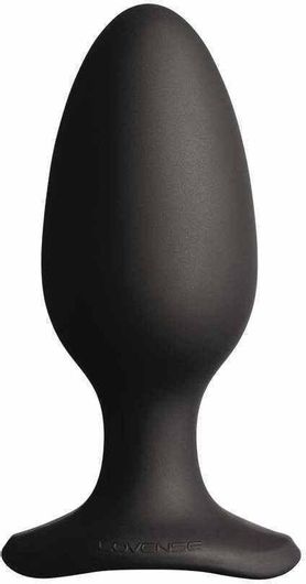Πρωκτική Σφήνα Lovense Hush 2 με Δυνατότητα Ασύρματης Λειτουργίας & Δόνηση 5.7cm Μαύρο