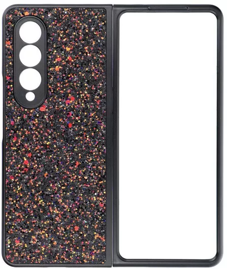Z Z Fold 4 Back Cover Σιλικόνης/Πλαστικό Μαύρο SAMSUNG Z FOLD 4