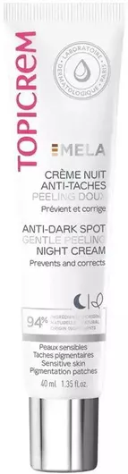 Κρέμα Προσώπου Topicrem Mela Ενυδατική Νυκτός 40ml