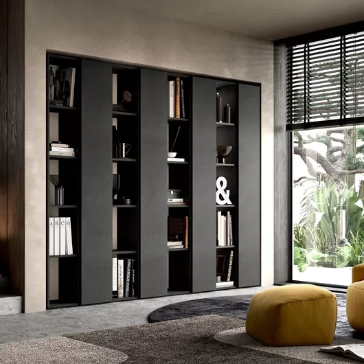 Βιβλιοθήκη Infinity Lava 224x30x86cm