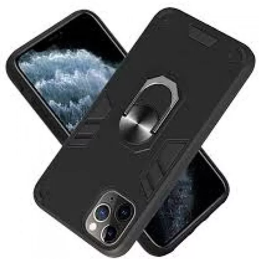 Oem Θήκη Armor Ring Stand Tpu Case Xiaomi Redmi Note 13 4g Μαύρο