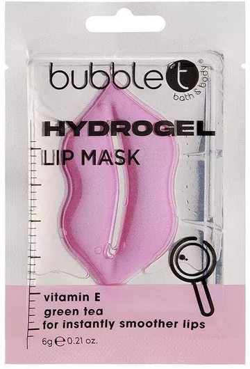 Bubble T Hydrogel Patches Χειλιών για Ενυδάτωση με Πράσινο Τσάι