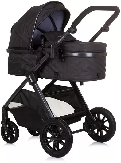 Καρότσι Μωρού Chipolino Harmony Ρυθμιζόμενο 2 σε 1 Kατάλληλο για Nεογέννητο Granite