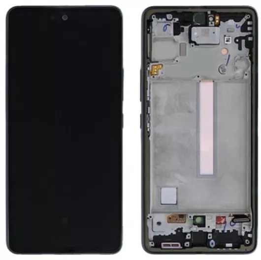 Οθόνη με Μηχανισμό Αφής & Πλαίσιο Samsung για Samsung Galaxy A73 5G A736 (Μαύρο)
