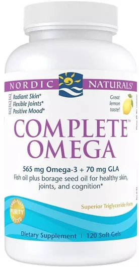 Nordic Naturals Complete Omega Ιχθυέλαιο 565mg 120 μαλακές κάψουλες Λεμόνι