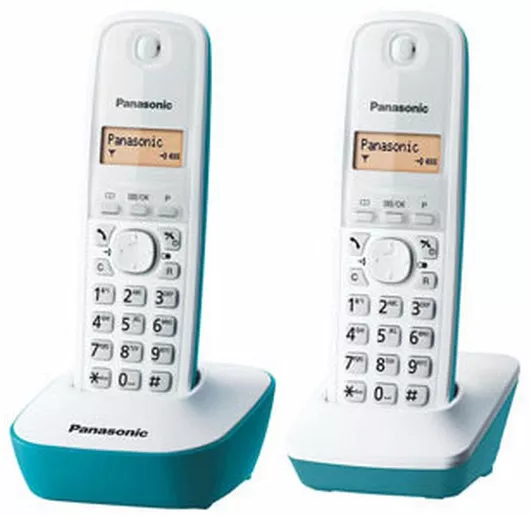 Panasonic KX-TG1612 Ασύρματο Τηλέφωνο Duo Λευκό