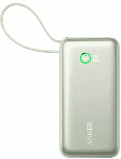 Anker Nano 545 Power Bank 10000mAh 30W με Θύρα USB-A & Θύρα USB-C Power Delivery Πράσινο