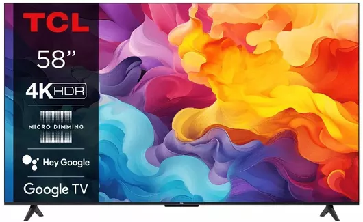 Τηλεόραση TCL Smart 58" 4K UHD LED 58V6B HDR 2024