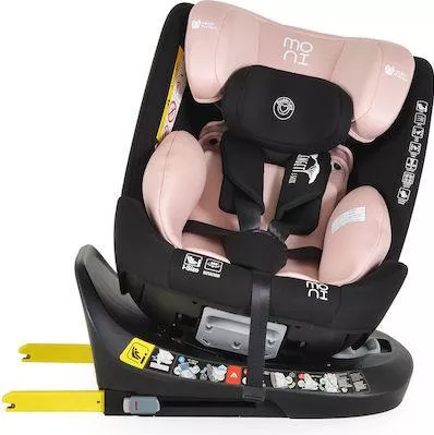 Καθισματάκι Αυτοκινήτου Moni Serengeti i-Size 0-36 kg με Isofix Gently Pink