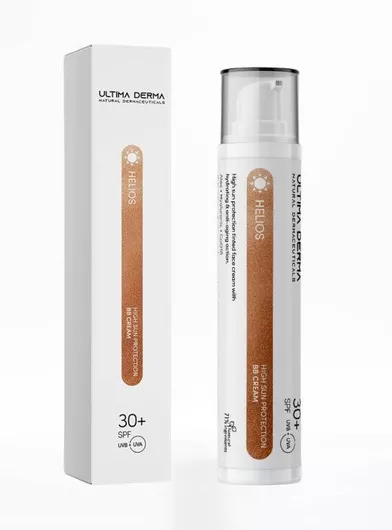 Ultima Derma Helios Αντηλιακή Κρέμα Προσώπου SPF50 με Χρώμα 50ml