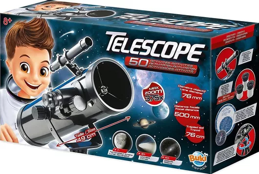 Buki Telescope with 50 Activities Τηλεσκόπιο για 8+ Ετών