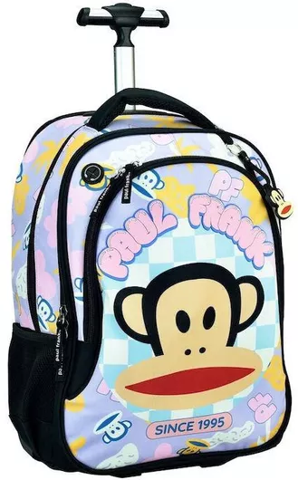 Σχολική Τσάντα Τρόλεϊ Δημοτικού Paul Frank 30x28x48cm