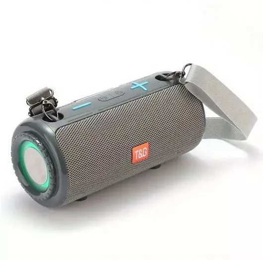 Ηχείο Bluetooth T&G TG-646 20W με Ραδιόφωνο & 2 Ώρες Λειτουργίας Γκρι